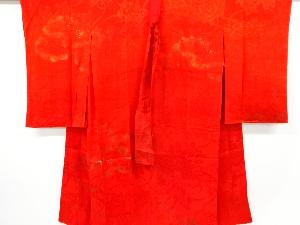 アンティーク　紋錦紗金砂子雲模様長襦袢